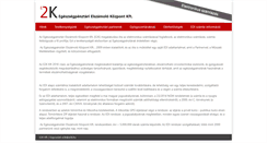 Desktop Screenshot of e2k.hu